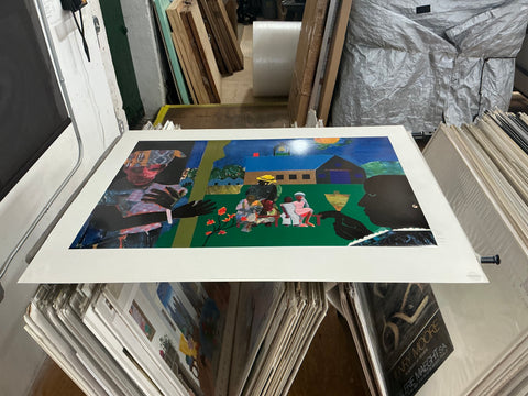 ROMARE BEARDEN School Bell Time, 1994