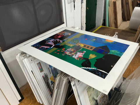 ROMARE BEARDEN School Bell Time, 1994