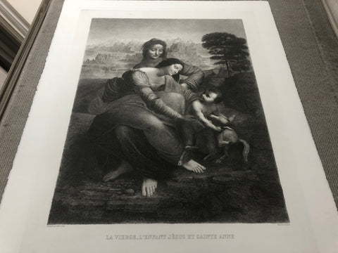 LEONARDO DA VINCI La Vierge, l'Enfant Jesus et St. Anne, 1985
