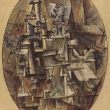 PABLO PICASSO Bottle, Glass, Fork DECK OF 10, 1971