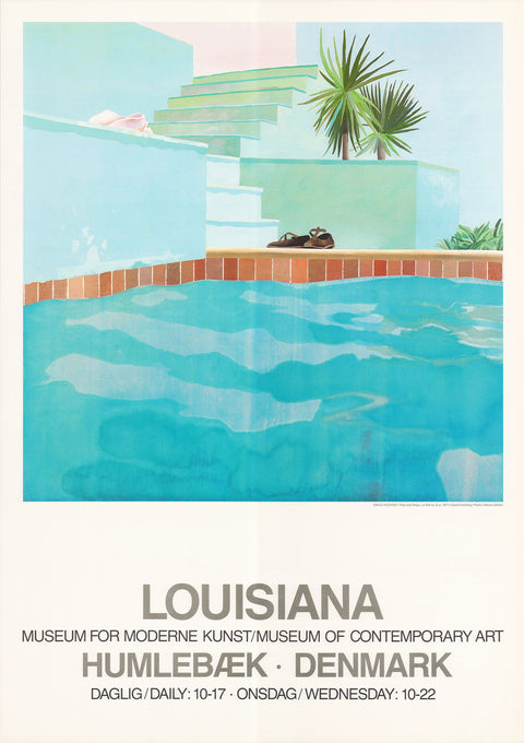 DAVID HOCKNEY Pool and Steps, 2021