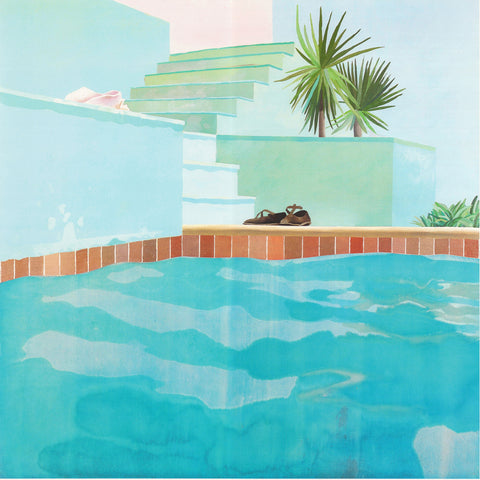 DAVID HOCKNEY Pool and Steps, 2021