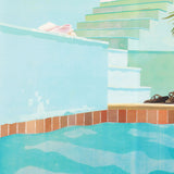 DAVID HOCKNEY Pool and Steps, 2021