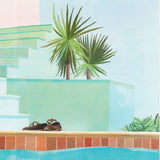 DAVID HOCKNEY Pool and Steps, 2021