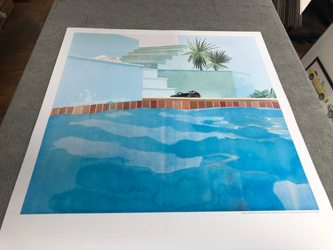 DAVID HOCKNEY Pool and Steps, 2021