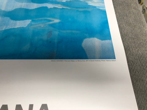 DAVID HOCKNEY Pool and Steps, 2021