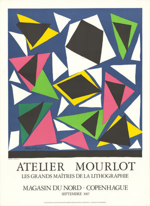 HENRI MATISSE Centenial, Exposition d' Affiches, Papiers Decoupes, 1987