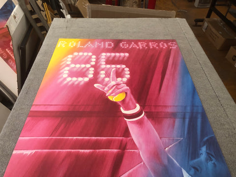 JACQUES MONORY Roland Garros French Open, 1985 - Signed