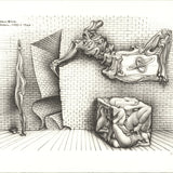 HANS BELLMER Forms and Shapes, 1970 - Signed
