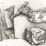 HANS BELLMER Forms and Shapes, 1970 - Signed