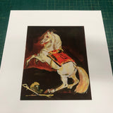 KAREN KILIMNIK The Sparkly Splendid Lippazanner at the Battle of Austerlitz, 2008 - Signed
