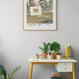 JONAS WOOD Face Painting Exhibition poster (Signed), 2019, 2019 - Signed