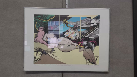 MILTON GLASER Olympia and Ollie (After Manet), 1974 - Signed