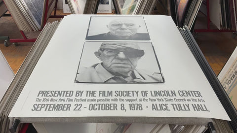 RICHARD AVEDON 16th New York Film Festival, 1978