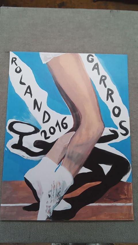MARC DESGRANDCHAMPS Roland Garros French Open, 2016- Signed