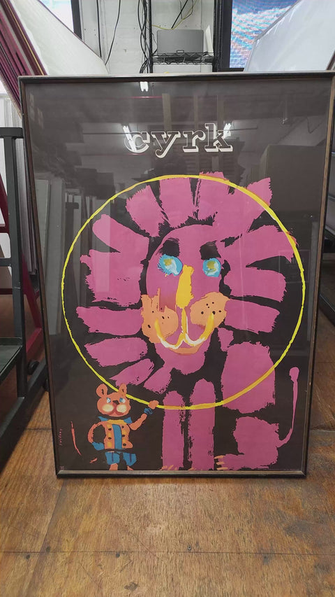 WALDEMAR SWIERZY Lion with Mouse, 1972