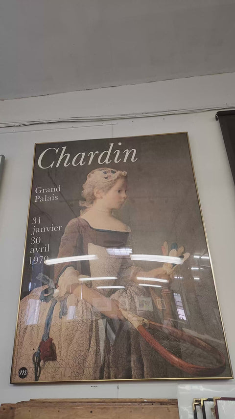 JEAN BAPTISTE CHARDIN Girl with Racket and Shuttlecock, 1979