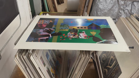 ROMARE BEARDEN School Bell Time, 1994