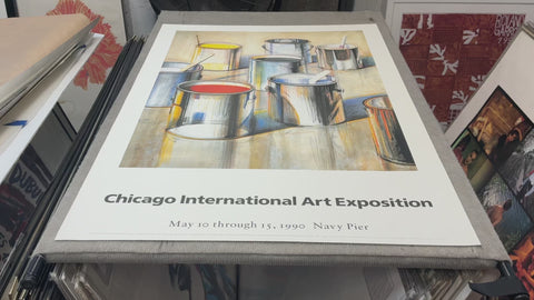 WAYNE THIEBAUD Paint Cans, 1990