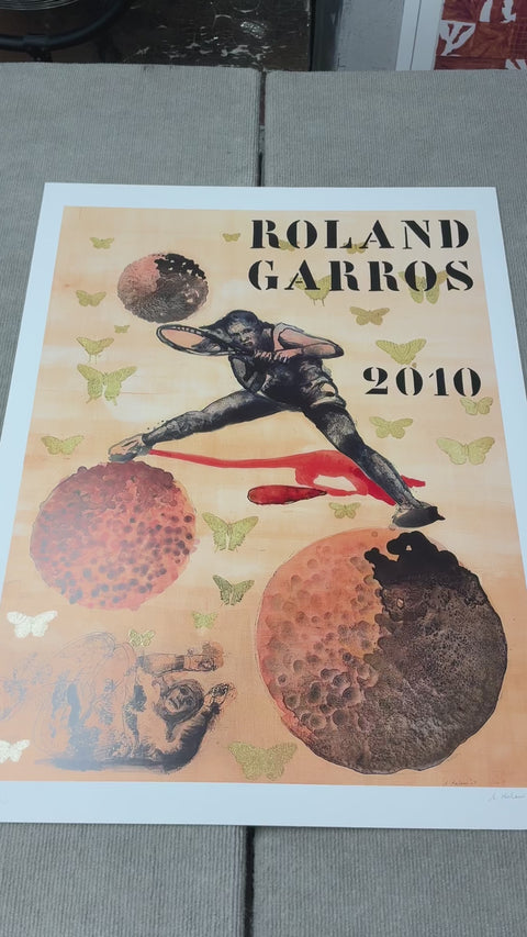 NALINI MALANI Roland Garros  French Open, 2010 - Signed