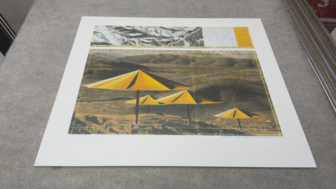 JAVACHEFF CHRISTO The Yellow Umbrellas, 1991