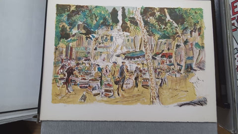 ARTIST UNKNOWN Marche provincial, 1975 - Signed