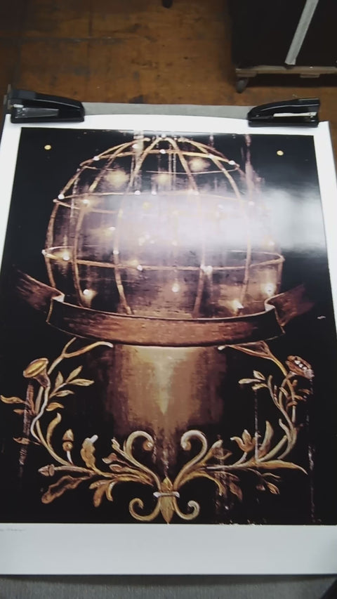 ROSS BLECKNER Sphere And Moulding, 1987 - Signed