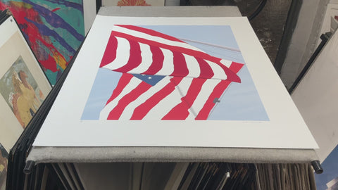 GRETCHEN DOW SIMPSON Flags, 1991 - Signed