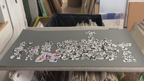 JEAN DUBUFFET Le Libre Echange, 1974