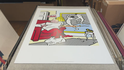 ROY LICHTENSTEIN Tintin Reading, 1995