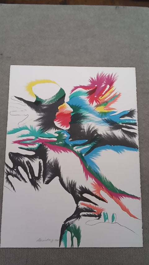 MARISOL ESCOBAR Blackbird Love, 1980 - Signed