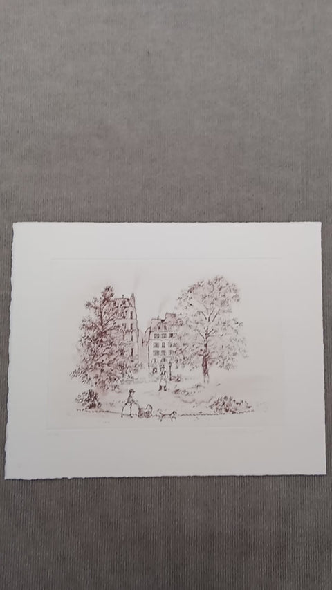 MICHEL DELACROIX Paris V, 1985 - Signed