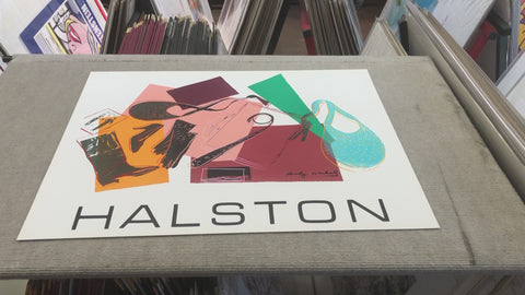 ANDY WARHOL Halston Advertising Campaign Poster, 1982