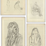 Bundle- 4 Assorted Henri Matisse Studies Lithographs