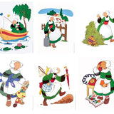 Bundle- 6 Assorted Pinchon Becassine Mini Posters