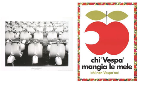 Bundle- 2 Assorted Vespa Posters