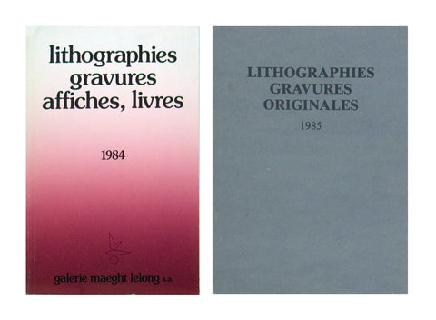 Bundle- 2 Assorted Various Artists Maeght Lelong Books