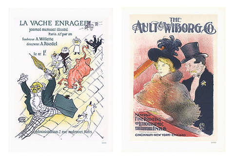 Bundle- 2 Assorted Henri de Toulouse-Lautrec Lithographs