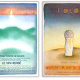 Bundle- 2 Assorted Jean-Michel Folon Original Posters