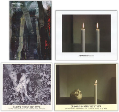 Bundle- 4 Assorted Gerhard Richter First edition Posters