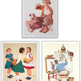 Bundle- 3 Assorted Norman Rockwell Posters