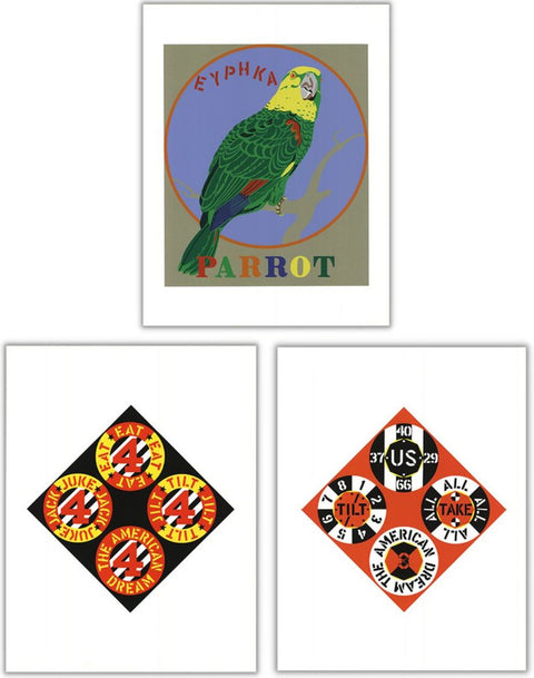 Bundle- 3 Assorted Robert Indiana American Dream Serigraphs