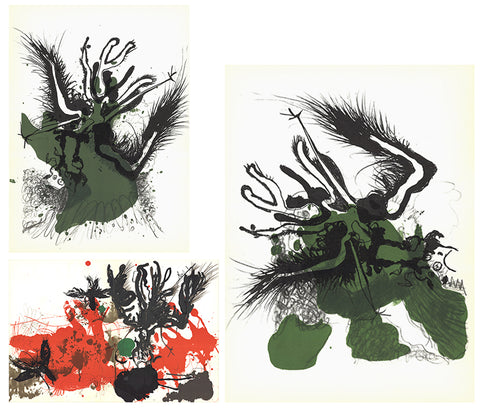 Bundle- 3 Assorted Paul Rebeyrolle Lithographs