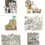 Bundle- 4 Assorted Max Schweber Political Satire Posters