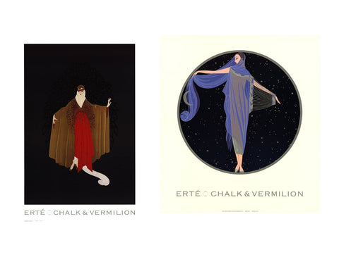 Bundle- 2 Assorted Erte Posters