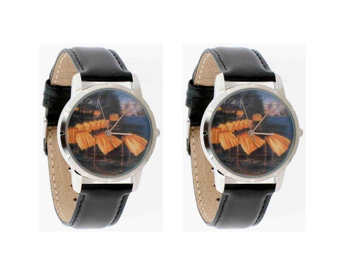 Bundle- 2 Assorted Javacheff Christo Men and Ladies Gates Project New York City, 2005 Watches