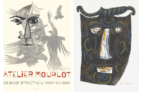 Bundle- 2 Assorted Ben Shahn Lithographs