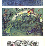 Bundle- 3 Assorted Marc Chagall Rare Lithographs