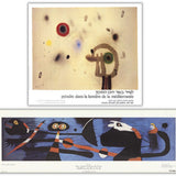 Bundle- 2 Assorted Joan Miro Museum Posters