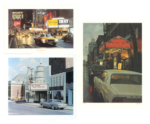 Bundle- 2 Assorted Davis Cone Famous Theaters Serigraphs